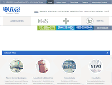 Tablet Screenshot of clinicaima.com